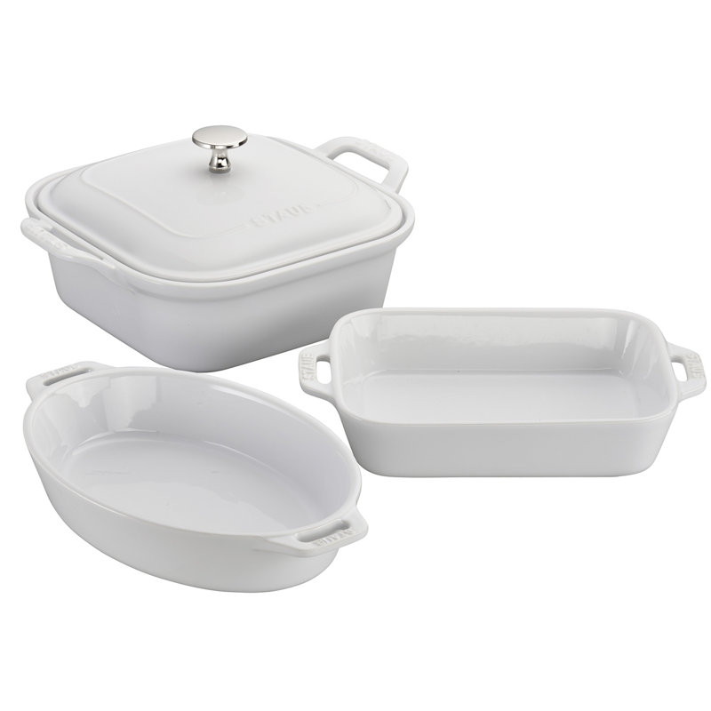 Staub Ceramics 4piece Baking Dish Set & Reviews Wayfair